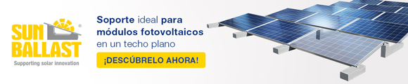 Sun Ballast, soporte para módulos FV en techo plano