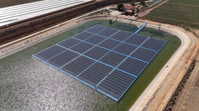 Energía solar fotovoltaica "flotante" para autoconsumo en la mayor comunidad de regantes de Murcia