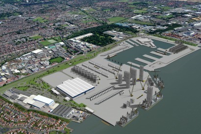 Siemens inaugura en la ciudad británica de Hull su nueva fábrica de palas