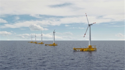 Saitec inicia los trámites para la instalación de un parque eólico marino precomercial en la Costa Brava