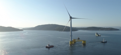 Plataformas eólicas flotantes producirán hidrógeno frente a las costas de Asturias