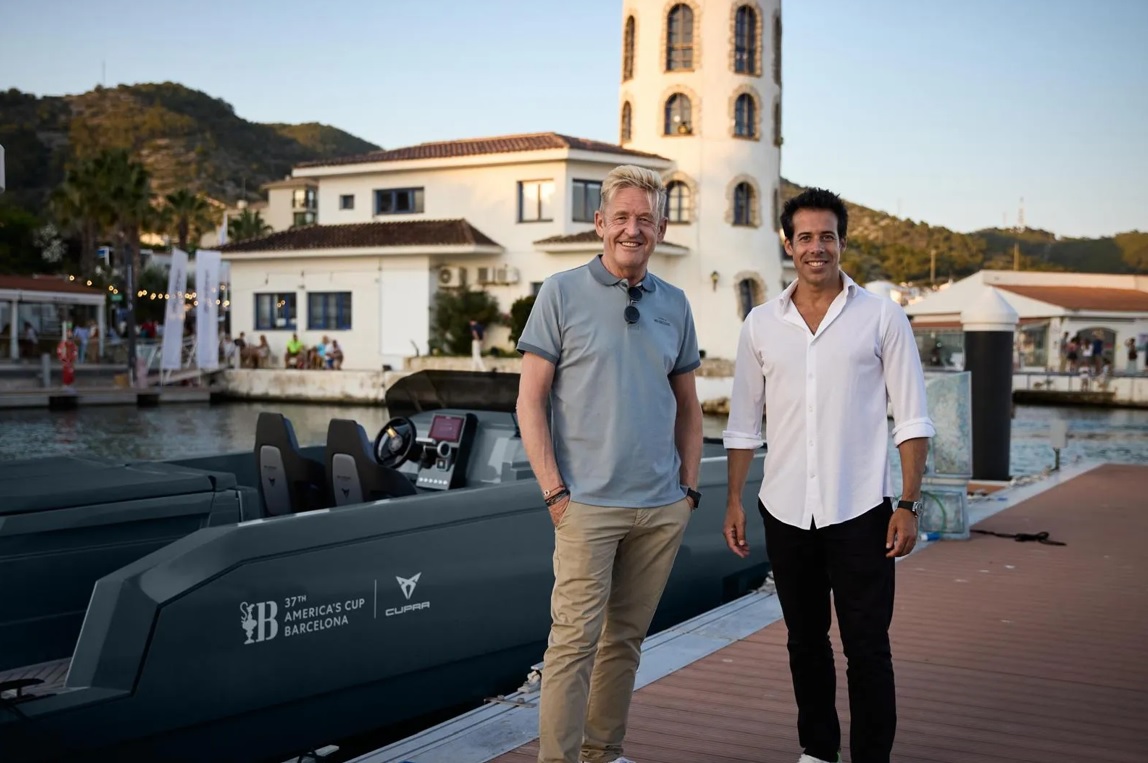 Louis Vuitton elige el yate eléctrico de Cupra y De Antonio Yachts como barco oficial para la Copa América de Barcelona