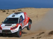 El Acciona 100% EcoPowered acaba cuarto en la primera etapa del Rally de Marruecos