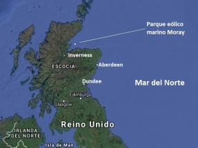 Moray, donde nace la electricidad eólica marina más barata del Reino Unido