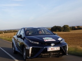 Un vehículo Toyota de hidrógeno gana el primer rally eléctrico de Montecarlo