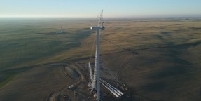 Acciona Energía completa el despliegue de los 49 aerogeneradores del parque eólico canadiense Forty Mile