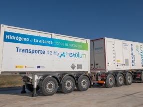 La primera hidrolinera portátil de Exolum ya rueda por las carreteras españolas