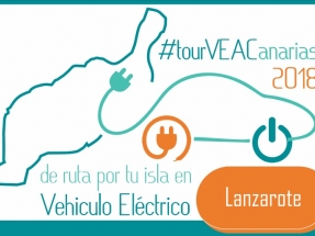 La caravana VEACanarias de vehículos eléctricos llega a Lanzarote