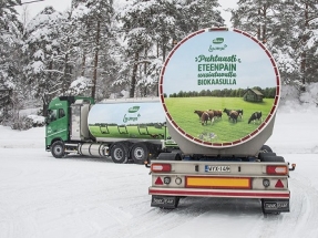 Valio Introduces Finland’s First Biogas-Fueled Milk Collection Truck 