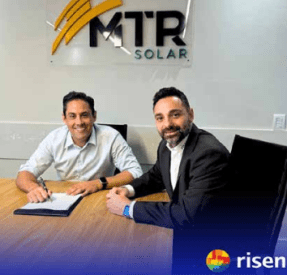 La brasileña MTR compra a Risen mil megavatios de módulos solares HJT