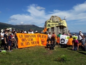 Ruta antieólica en Cantabria en medio de un mes de agosto de febril actividad