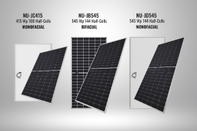 Sharp aumenta la potencia de tres de sus paneles de célula partida