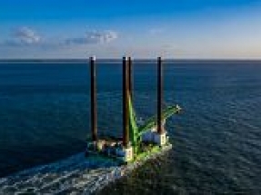 RWE and DEME Offshore install innovative foundation technology at Kaskasi offshore wind farm