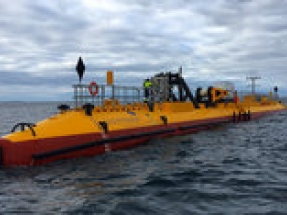Scotrenewables Tidal Power SR2000 floating tidal turbine generates 116 MWh in less than a week of continuous generation