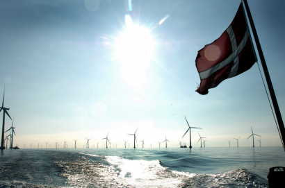 El gobierno danés va a construir una gran isla eólica artificial en pleno Mar del Norte