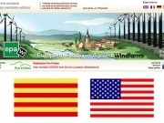 La conexión catalana–americana contra la energía eólica