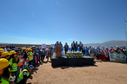 Inauguran la primera fase de la planta fotovoltaica Oruro, de 50 MW