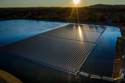 California: Un grupo inversor adquiere el proyecto solar flotante más grande del país