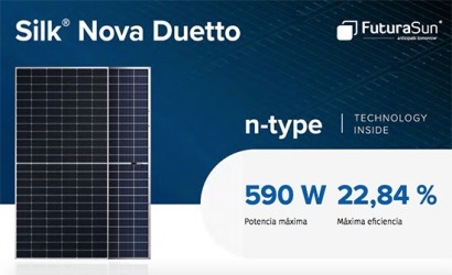 FuturaSun lanza el FU590 Nova Duetto, un módulo de 590 W y un 22,84% de eficiencia
