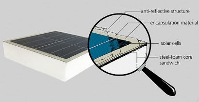 Un camión con techo fotovoltaico en su remolque podría ahorrar 1.900 litros de diésel al año