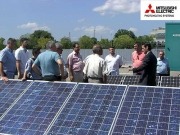 Showroom fotovoltaico de Mitsubishi Electric