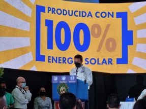 Inauguran la planta fotovoltaica Pesé Solar, de 14 MW, que abastecerá 100 % la producción de una empresa cervecera