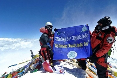 Justicia Climática desde la cima del Everest