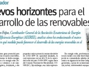 Nuevos horizontes para el desarrollo de las renovables