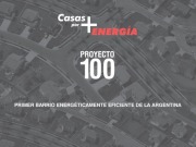 Hacia el primer barrio energéticamente eficiente del país